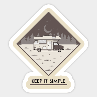 Want to Get Away? Van LIFE! Sticker